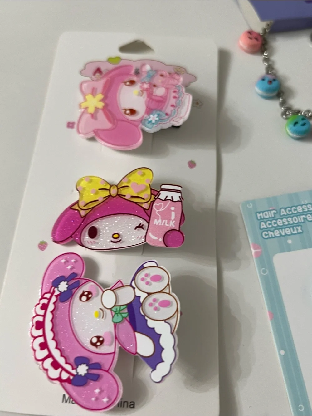 Icing Pastel Bead Necklace with Donut & Ice Cream Charms
